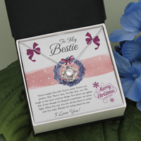 Load image into Gallery viewer, To My Bestie Love Knot Necklace
