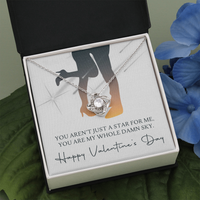 Load image into Gallery viewer, Whole Damn Sky Love Knot Necklace
