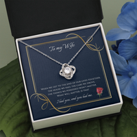 Load image into Gallery viewer, To The End Love Knot Necklace
