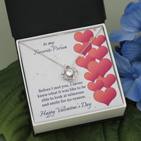 Load image into Gallery viewer, Before I Met You Love Knot Necklace
