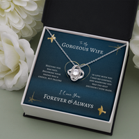 Load image into Gallery viewer, Meeting You Was Fate Love Knot Necklace
