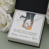 Load image into Gallery viewer, Whole Damn Sky Love Knot Necklace
