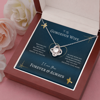 Load image into Gallery viewer, Meeting You Was Fate Love Knot Necklace
