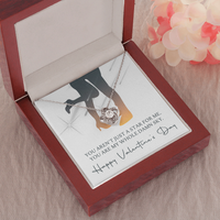 Load image into Gallery viewer, Whole Damn Sky Love Knot Necklace
