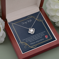 Load image into Gallery viewer, To The End Love Knot Necklace
