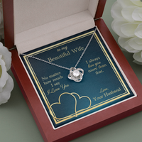 Load image into Gallery viewer, Love You More Than That Love Knot Necklace
