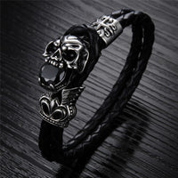 Load image into Gallery viewer, Men&#39;s Gothic Skull Bracelet
