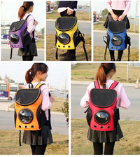 Load image into Gallery viewer, Cat or Dog Space Capsule Backpack
