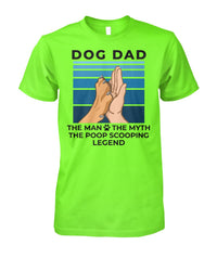 Load image into Gallery viewer, Dog Dad - The Man Myth Legend Shirt (Black Text)
