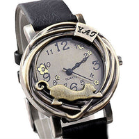 Load image into Gallery viewer, Cat &amp; Flower Women&#39;s Wrist Watch
