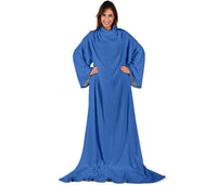 Load image into Gallery viewer, Dark Blue Adult Sleeve Blanket
