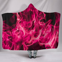 Load image into Gallery viewer, Pink Flame Hooded Blanket - $79.99 - 89.99
