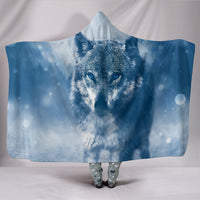 Load image into Gallery viewer, Wolf Hooded Blanket - $79.99 - 89.99
