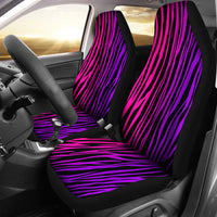 Load image into Gallery viewer, Pink Purple Zebra Car Seat Covers (Set of 2)
