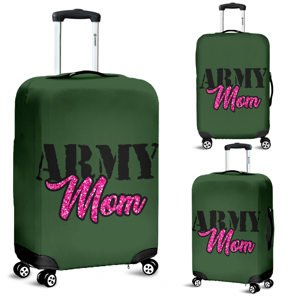 Army Mom Luggage Cover