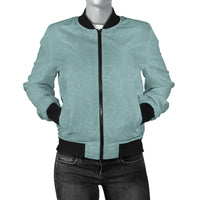 Load image into Gallery viewer, Women&#39;s Light Blue Bomber Jacket
