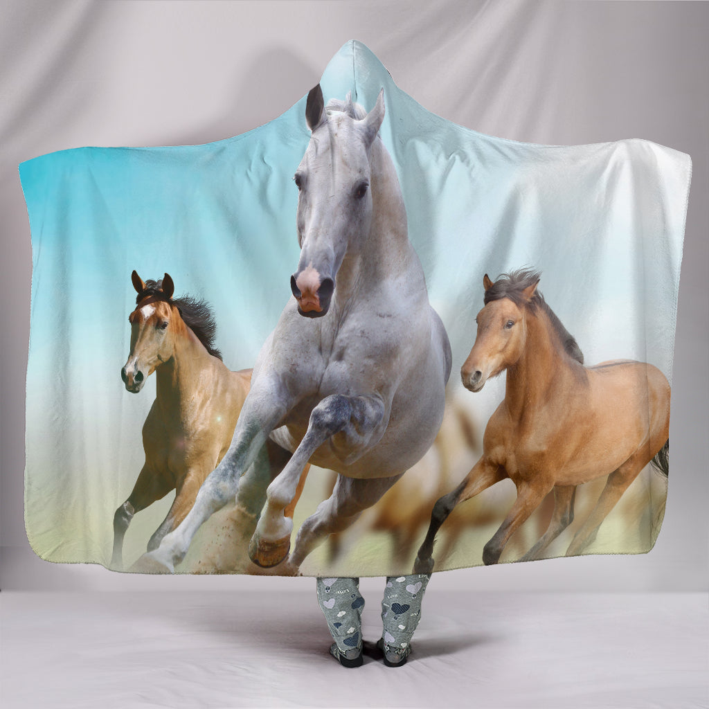 Desert Horse Hooded Blanket - $79.99 - 89.99