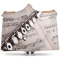 Load image into Gallery viewer, Flute Music Hooded Blanket - $79.99 - 89.99

