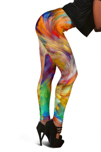 Load image into Gallery viewer, Painted Swirl Women&#39;s Leggings
