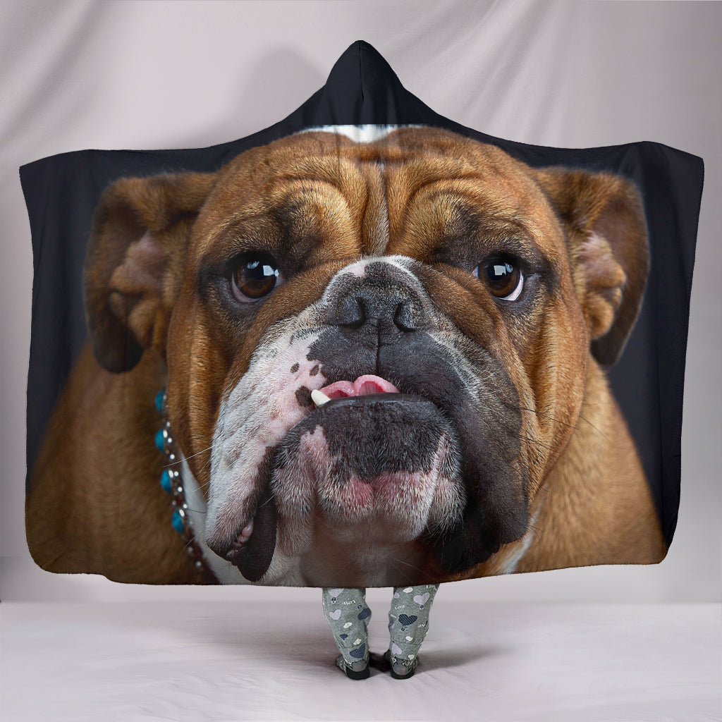 Bulldog Lovers Hooded Blanket - $79.99 - 89.99