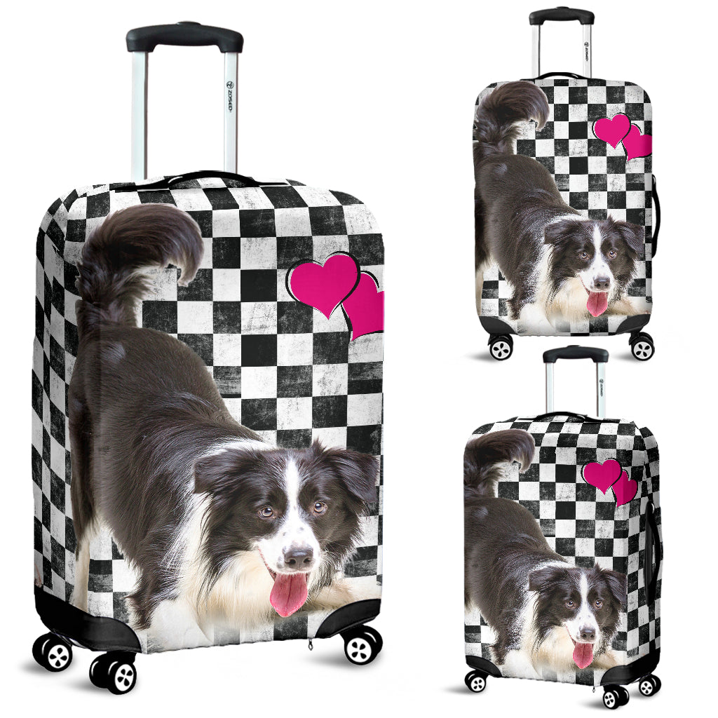 Border Collie Luggage Cover