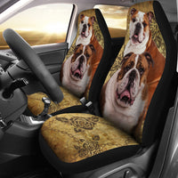 Load image into Gallery viewer, Bulldog Car Seat Covers (Set of 2)

