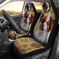 Load image into Gallery viewer, Australian Shepherd Car Seat Covers (Set of 2)
