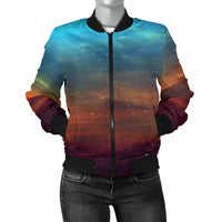 Load image into Gallery viewer, Women&#39;s Fire Sparks Bomber Jacket
