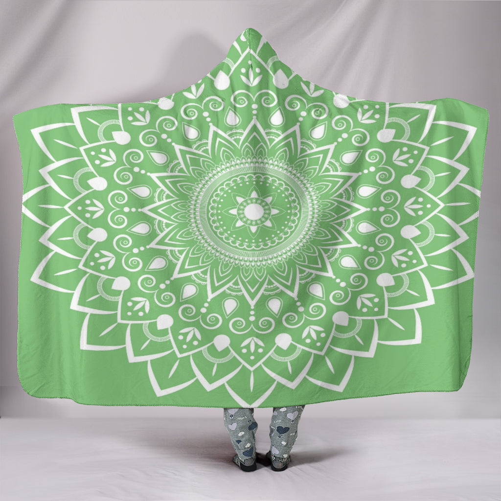 Green Mandala Hooded Blanket - $79.99 - 89.99