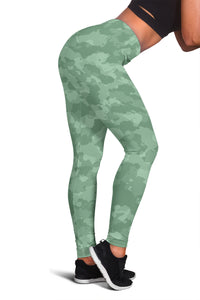 Load image into Gallery viewer, Green Camo Women&#39;s Leggings
