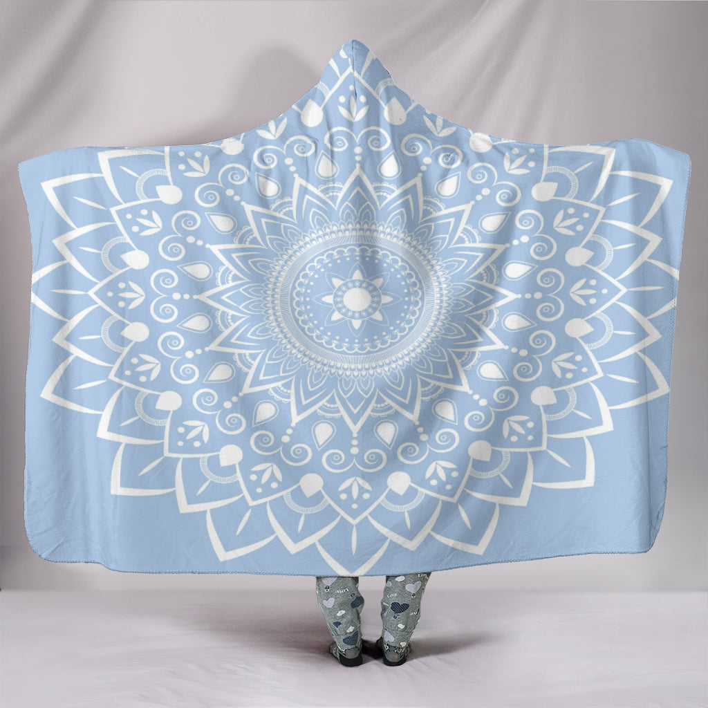 Blue Mandala Hooded Blanket - $79.99 - 89.99
