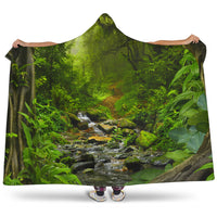 Load image into Gallery viewer, Forest Stream Hooded Blanket - $79.99 - 89.99
