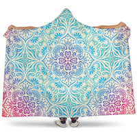 Load image into Gallery viewer, Bohemian Blue Hooded Blankets - $79.99 - 89.99
