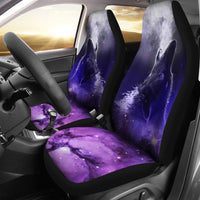 Load image into Gallery viewer, Wolf At Night Car Seat Covers (Set of 2)
