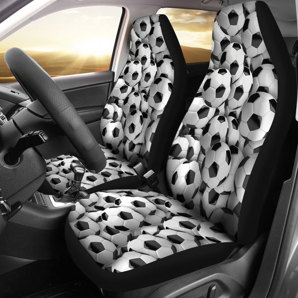 Soccer Balls Car Seat Covers (Set of 2)