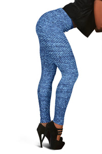 Load image into Gallery viewer, Blue Women&#39;s Leggings
