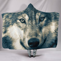 Load image into Gallery viewer, Wolf Head Hooded Blanket - $79.99 - 89.99
