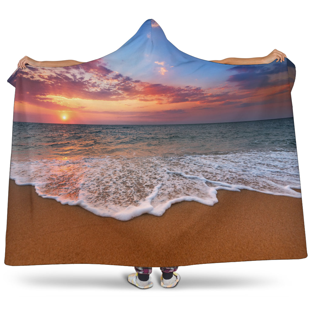 Beach Sunset Hooded Blanket - $79.99 - 89.99