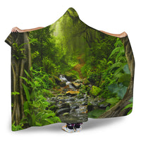 Load image into Gallery viewer, Forest Stream Hooded Blanket - $79.99 - 89.99
