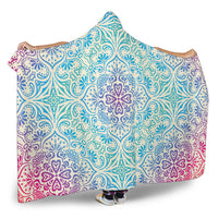 Load image into Gallery viewer, Bohemian Blue Hooded Blankets - $79.99 - 89.99
