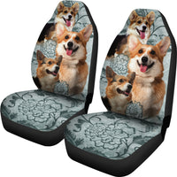 Load image into Gallery viewer, Pembroke Welsh Corgi Car Seat Covers (Set of 2)
