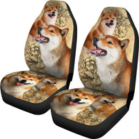 Load image into Gallery viewer, Shiba Inu Car Seat Covers (Set of 2)
