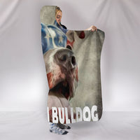 Load image into Gallery viewer, American Bulldog Hooded Blanket - $79.99 - 89.99

