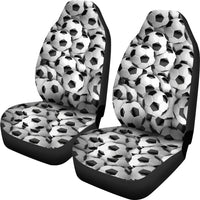 Load image into Gallery viewer, Soccer Balls Car Seat Covers (Set of 2)
