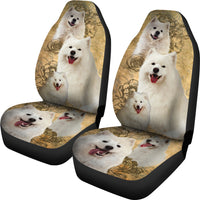 Load image into Gallery viewer, Samoyed Car Seat Covers (Set of 2)
