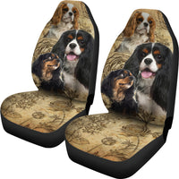 Load image into Gallery viewer, Cavalier King Charles Spaniel Car Seat Covers (Set of 2)
