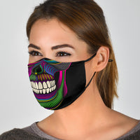 Load image into Gallery viewer, Neon Skull Face Mask
