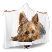 Load image into Gallery viewer, Yorkie Hooded Blanket - $79.99 - 89.99

