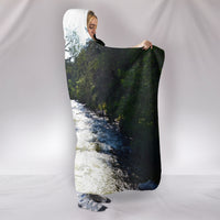 Load image into Gallery viewer, Relaxing Rapids Hooded Blanket - $79.99 - 89.99
