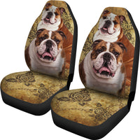 Load image into Gallery viewer, Bulldog Car Seat Covers (Set of 2)
